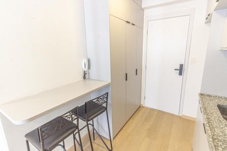 Cozinha de apartamento para alugar com 1 quarto, 26m² em Belenzinho, São Paulo
