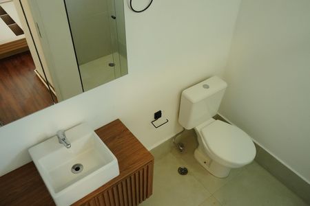 Banheiro de apartamento para alugar com 1 quarto, 44m² em Tatuapé, São Paulo