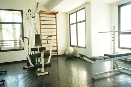 Área comum - Academia de apartamento para alugar com 1 quarto, 44m² em Tatuapé, São Paulo