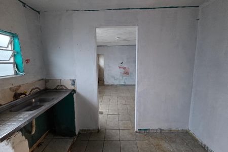 Cozinha de casa de condomínio para alugar com 1 quarto, 40m² em Anhanguera, Praia Grande