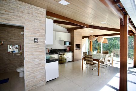 Área gourmet de casa para alugar com 4 quartos, 500m² em Nossa Senhora do Carmo, Contagem