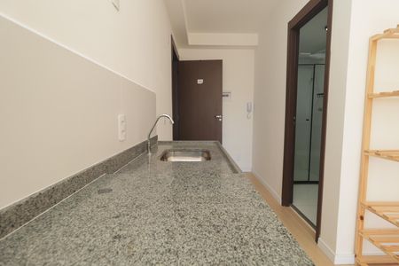Cozinha de kitnet/studio à venda com 1 quarto, 26m² em Ipiranga, São Paulo