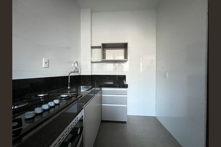 Cozinha de apartamento para alugar com 2 quartos, 47m² em Castelo, Belo Horizonte