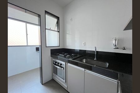 Cozinha de apartamento para alugar com 2 quartos, 47m² em Castelo, Belo Horizonte