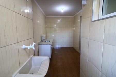 Cozinha e Área de Serviço de apartamento para alugar com 2 quartos, 52m² em Padroeira, Osasco
