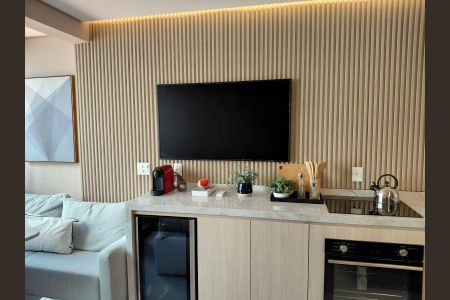 Cozinha de apartamento à venda com 1 quarto, 23m² em Cerqueira César, São Paulo