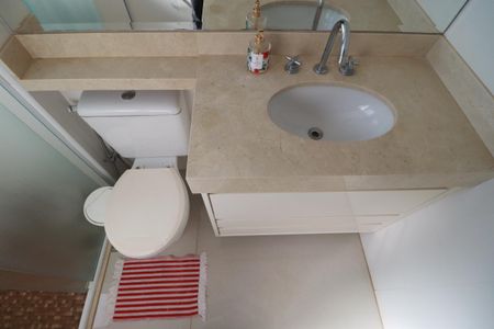 Banheiro suite 2 de apartamento para alugar com 3 quartos, 200m² em Jardim Nova Alianca Sul, Ribeirão Preto