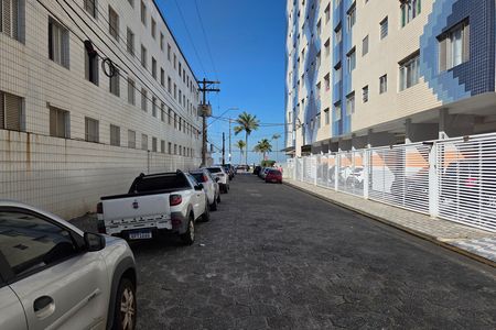 Vista da Rua de kitnet/studio para alugar com 1 quarto, 36m² em Guilhermina, Praia Grande