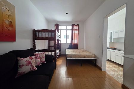 Sala de kitnet/studio para alugar com 1 quarto, 36m² em Guilhermina, Praia Grande