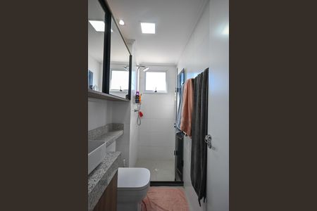 Banheiro de apartamento para alugar com 2 quartos, 43m² em Jardim Monte Alegre, Taboão da Serra