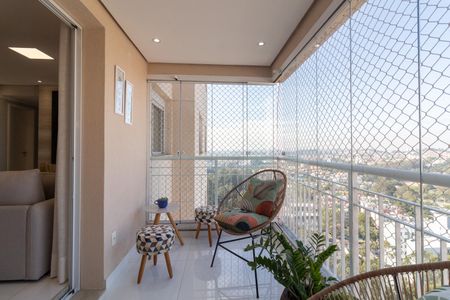 Varanda de apartamento à venda com 3 quartos, 108m² em Vila Pirajussara, São Paulo