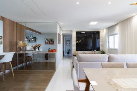 Sala de apartamento à venda com 3 quartos, 108m² em Vila Pirajussara, São Paulo