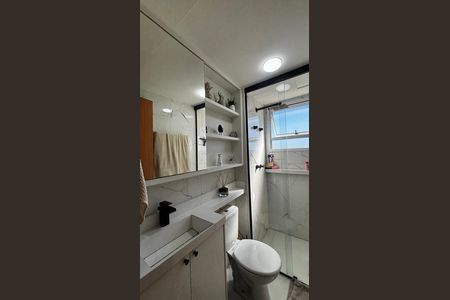 Banheiro de apartamento para alugar com 2 quartos, 43m² em Jardim Jamaica, Santo André