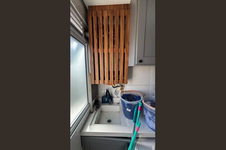 Cozinha e Área de Serviço de apartamento para alugar com 2 quartos, 43m² em Jardim Jamaica, Santo André