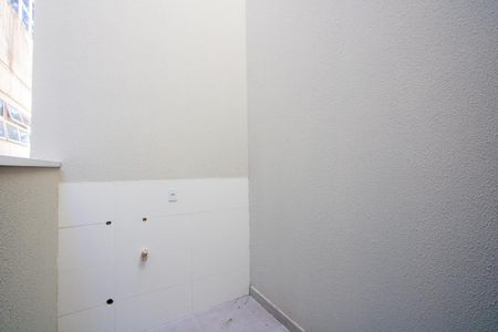 Área de serviço de apartamento à venda com 2 quartos, 55m² em Vila Pires, Santo André