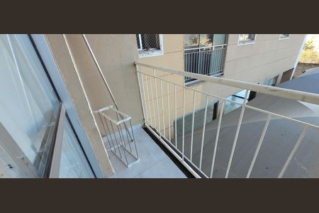varanda sala  de apartamento à venda com 2 quartos, 53m² em Ingá, Betim