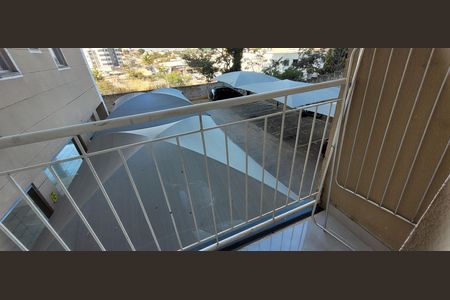 varanda sala  de apartamento à venda com 2 quartos, 53m² em Ingá, Betim