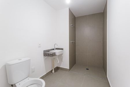 Banheiro de kitnet/studio à venda com 1 quarto, 25m² em Vila Olímpia, São Paulo