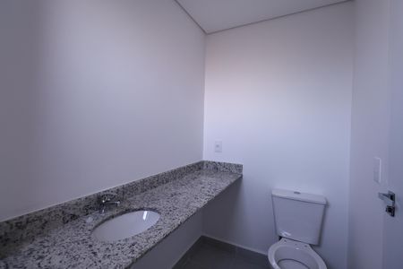 Banheiro da suíte 2 de apartamento à venda com 3 quartos, 133m² em Jardim, Santo André