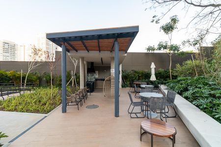 Área comum - Churrasqueira de apartamento para alugar com 1 quarto, 55m² em Vila Anastácio, São Paulo