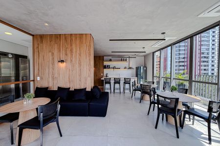 Área comum de kitnet/studio para alugar com 1 quarto, 24m² em Chácara Klabin, São Paulo