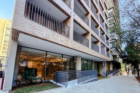 Fachada - Plaquinha de kitnet/studio para alugar com 1 quarto, 24m² em Chácara Klabin, São Paulo