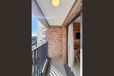 Varanda de kitnet/studio para alugar com 1 quarto, 24m² em Chácara Klabin, São Paulo