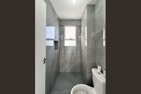 Banheiro Social de apartamento para alugar com 2 quartos, 51m² em Jardim Campestre, São Bernardo do Campo
