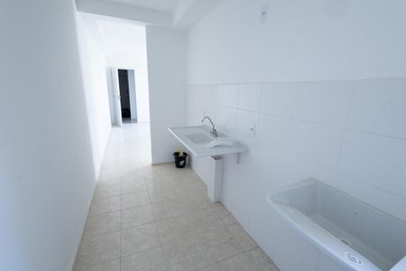 Cozinha de apartamento para alugar com 2 quartos, 45m² em Jardim Pitoresco, Jacareí