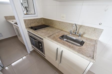 Cozinha de apartamento para alugar com 1 quarto, 45m² em Vila Mariana, São Paulo