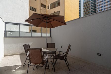 Varanda do Quarto de kitnet/studio para alugar com 1 quarto, 46m² em Consolação, São Paulo