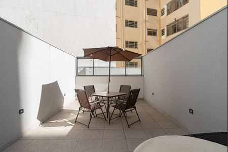 Varanda do Quarto de kitnet/studio para alugar com 1 quarto, 46m² em Consolação, São Paulo