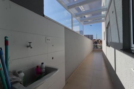 Área de Serviço de apartamento para alugar com 2 quartos, 68m² em Vila Curuçá, Santo André