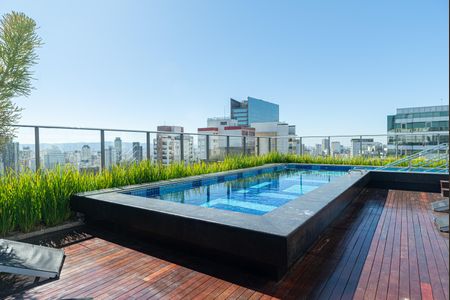 Apartamento para alugar com 45m², 1 quarto e 1 vaga Apartamento para alugar com 45m², 1 quarto e 1 vagaÁrea comum - Piscina