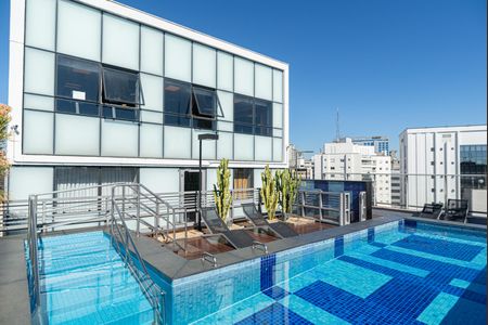 Apartamento para alugar com 45m², 1 quarto e 1 vaga Apartamento para alugar com 45m², 1 quarto e 1 vagaÁrea comum - Piscina