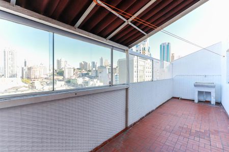 Varanda e área de serviço de apartamento à venda com 1 quarto, 42m² em Santana, São Paulo