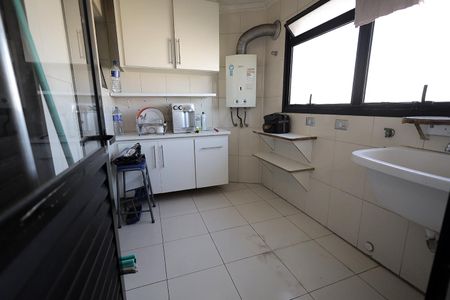 Área de Serviço de apartamento à venda com 3 quartos, 144m² em Vila Guiomar, Santo André
