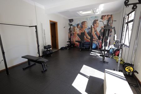 Área comum - Academia de apartamento à venda com 3 quartos, 144m² em Vila Guiomar, Santo André