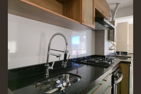 Cozinha de apartamento para alugar com 1 quarto, 41m² em Picanço, Guarulhos