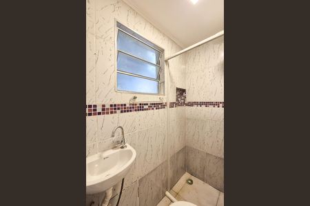 Banheiro Social de kitnet/studio para alugar com 1 quarto, 45m² em Jardim Maria Cecilia, São Bernardo do Campo