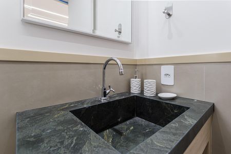 Studio para alugar com 25m², 1 quarto e sem vaga Studio para alugar com 25m², 1 quarto e sem vagaBanheiro