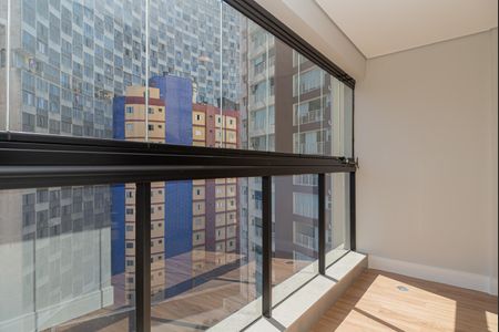Varanda da Sala de apartamento para alugar com 1 quarto, 37m² em Bela Vista, São Paulo