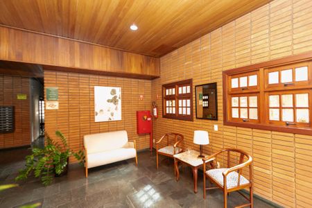 HALL DE ENTRADA de apartamento para alugar com 1 quarto, 50m² em Cambuí, Campinas