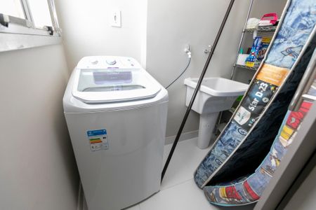 ÁREA DE SERVIÇO de apartamento para alugar com 1 quarto, 50m² em Cambuí, Campinas