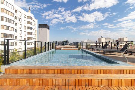Área comum - Piscina de apartamento para alugar com 1 quarto, 35m² em Cidade Baixa, Porto Alegre
