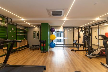 Área comum - Academia de apartamento para alugar com 1 quarto, 35m² em Cidade Baixa, Porto Alegre