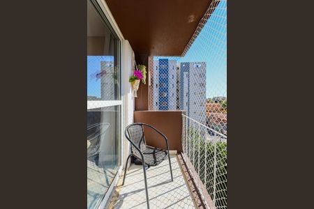 Varanda da Sala de apartamento para alugar com 2 quartos, 60m² em Jardim Monte Kemel, São Paulo