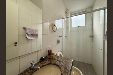 Banheiro 2 de apartamento à venda com 3 quartos, 70m² em Castelo, Belo Horizonte