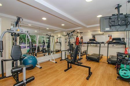 Área comum - Academia de apartamento à venda com 2 quartos, 71m² em Bom Jesus, Porto Alegre