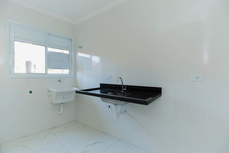 Cozinha e área de serviço de apartamento à venda com 2 quartos, 32m² em Vila Dom Pedro Ii, São Paulo